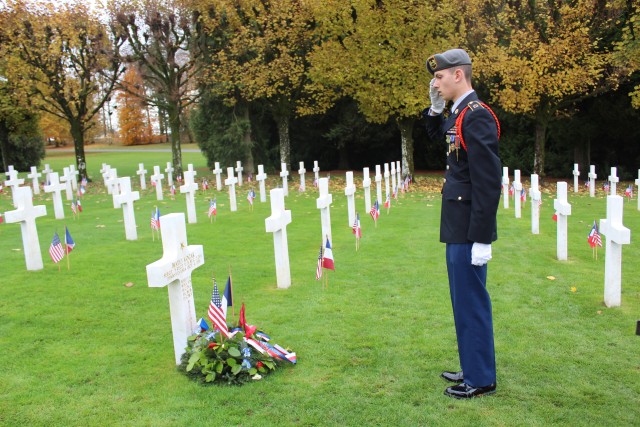 Honoring the fallen Soldiers.