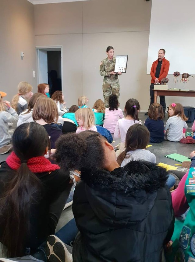 35 Girl Scouts participated in earning their bug badge with the help of PHCE.