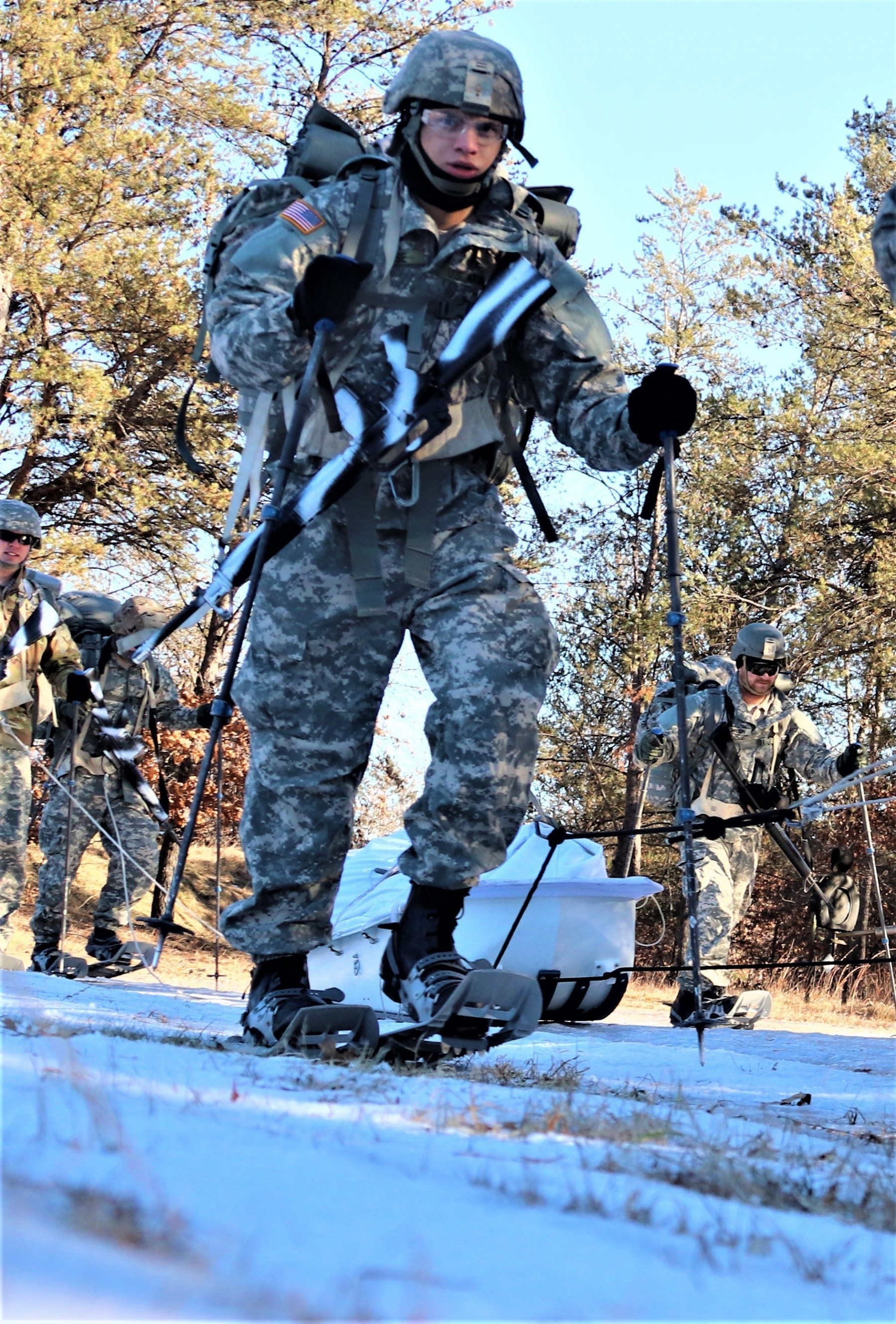 Photo Essay CWOC students complete snowshoe training, familiarization