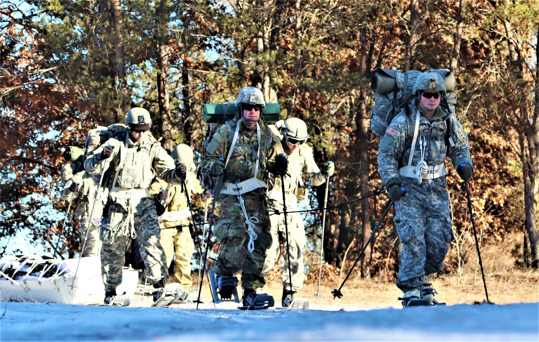 Photo Essay: CWOC students complete snowshoe training, familiarization ...