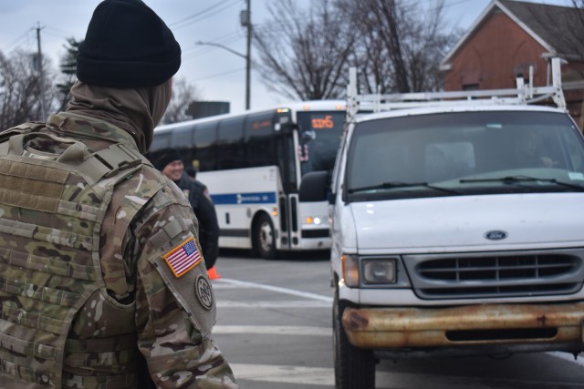 New York National Guard Soldiers, Airmen assist law enforcement in security missions