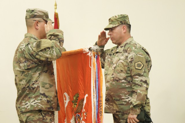 101st and 98th Expeditionary Signal Battalions Transfer of Authority Ceremony