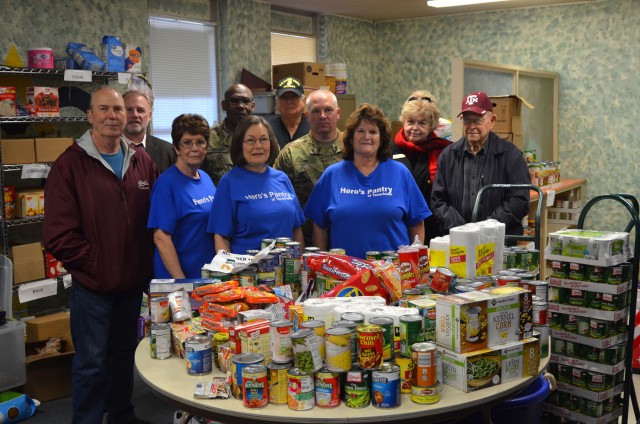 Red River Army Depot Food Pantry Donation