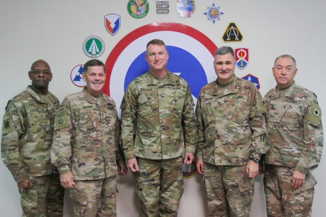 First Army Visits 1st Theater Sustainment Command's Operational Command Post