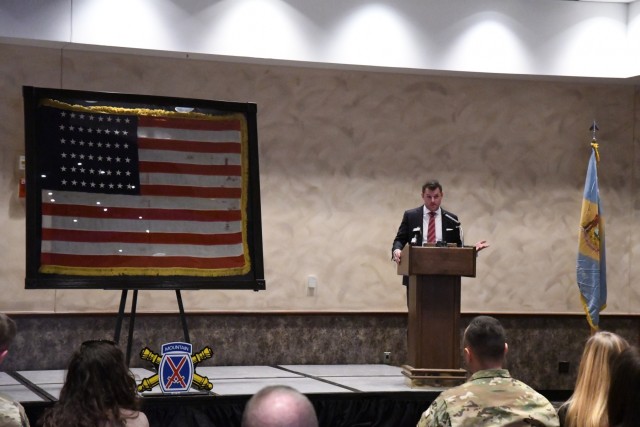 10th Mountain Division Artillery's historic colors return to Fort Drum