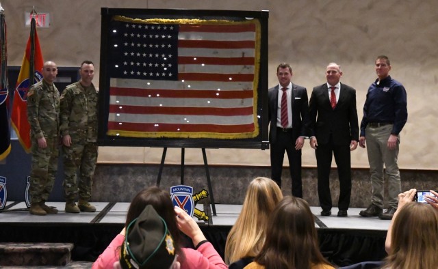 10th Mountain Division Artillery's historic colors return to Fort Drum