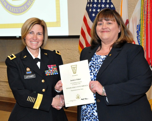 Fisher joins ranks as Senior Executive Service leader