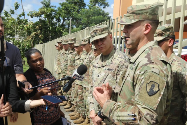 Army Reserve-Puerto Rico School House trains Soldiers at the local Bureau of Forensics Sciences