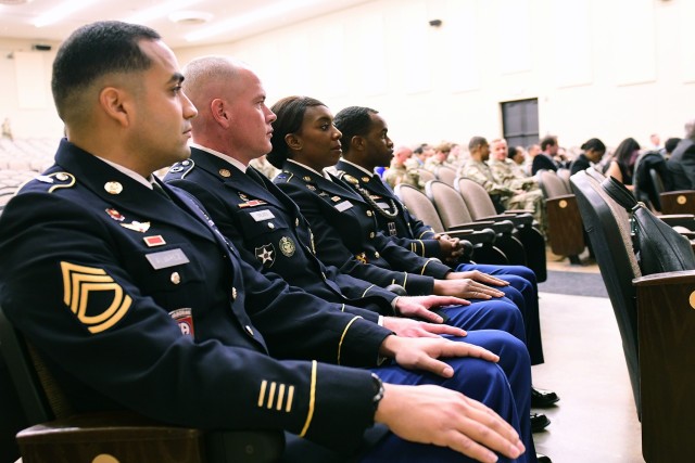 Four Fort Knox Soldiers inducted in quarterly Sergeant Audie Murphy Club ceremony