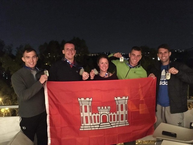 Military Police Brigade Soldiers increase discipline by running the original Marathon
