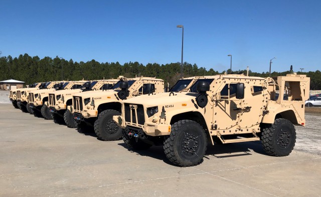 3rd Infantry Division Soldiers sign for first Joint Light Tactical Vehicles (JLTVs)