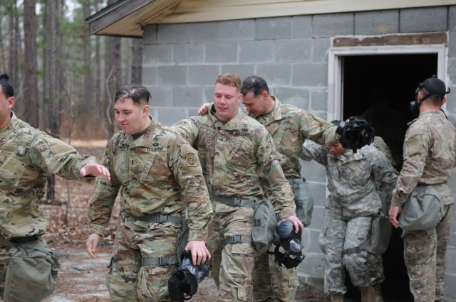 Gator Paratroopers Conduct CBRNE Training