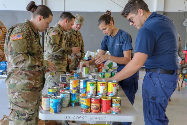 Soldiers Help Coast Guard Families after Government Shutdown