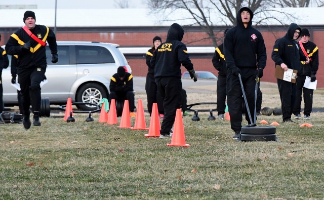 Soldiers from 19th Engineer Battalion participate in evaluation phase of new combat fitness test