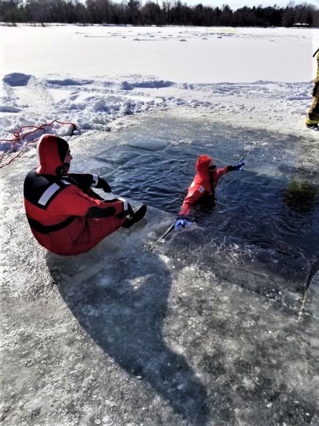Fort McCoy emergency responders support ice rescue effort