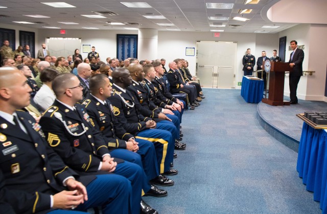 Army secretary honors top recruiters