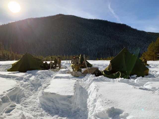 Army National Guard Soldiers learn arctic survival from northern neighbors