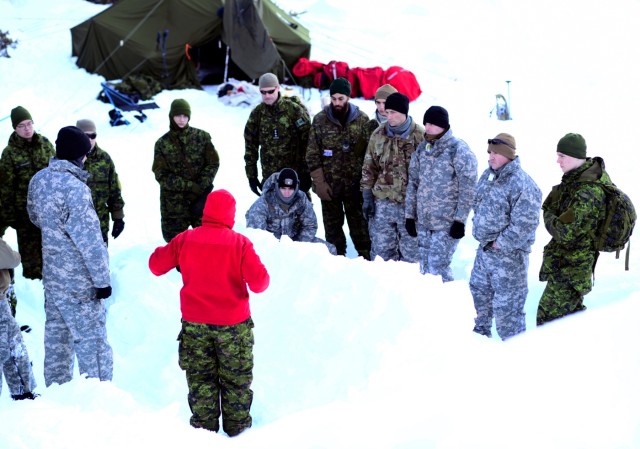Army National Guard Soldiers learn arctic survival from northern neighbors