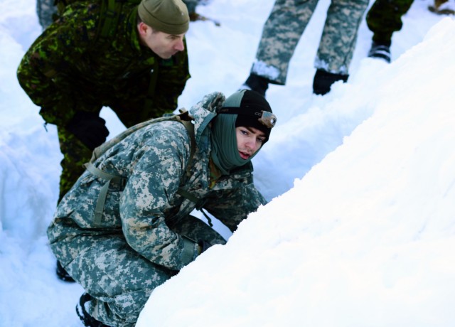 Army National Guard Soldiers learn arctic survival from northern neighbors