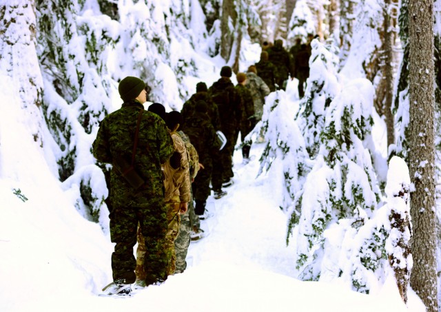 Army National Guard Soldiers learn arctic survival from northern neighbors