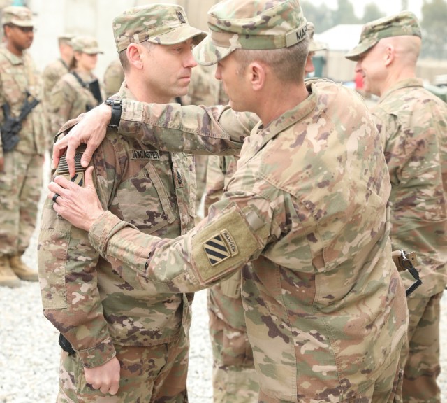 "Volunteers" patching ceremony