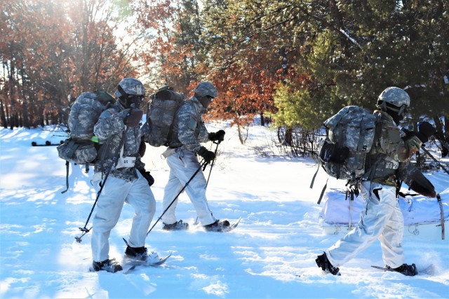 CWOC Class 19-03 students complete snowshoe training in bitter cold at Fort McCoy