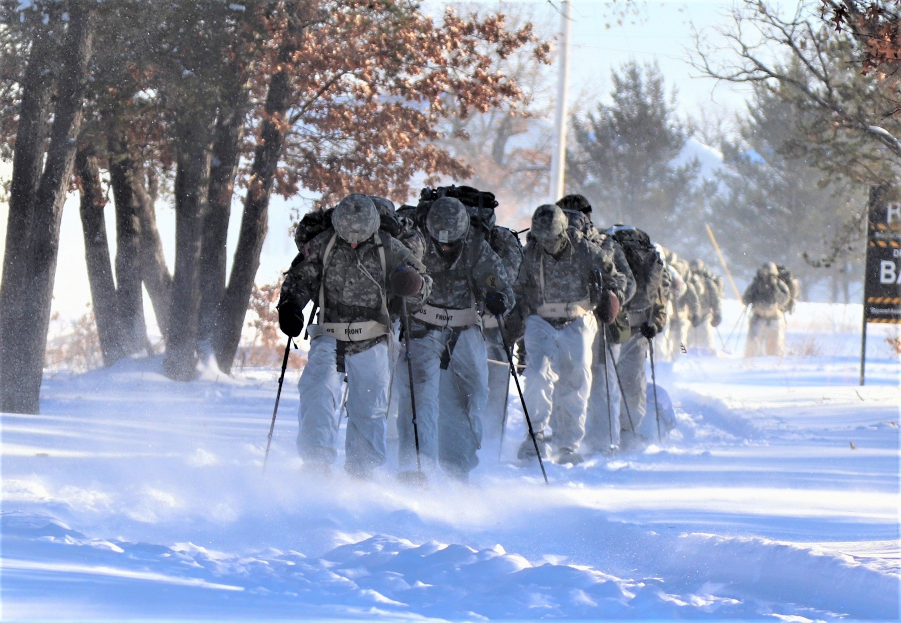 Photo Essay: CWOC Class 19-03 students complete snowshoe training in ...