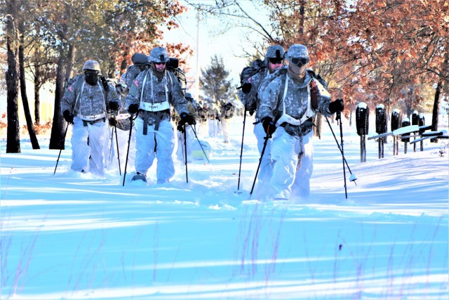 CWOC Class 19-03 students complete snowshoe training at Fort McCoy