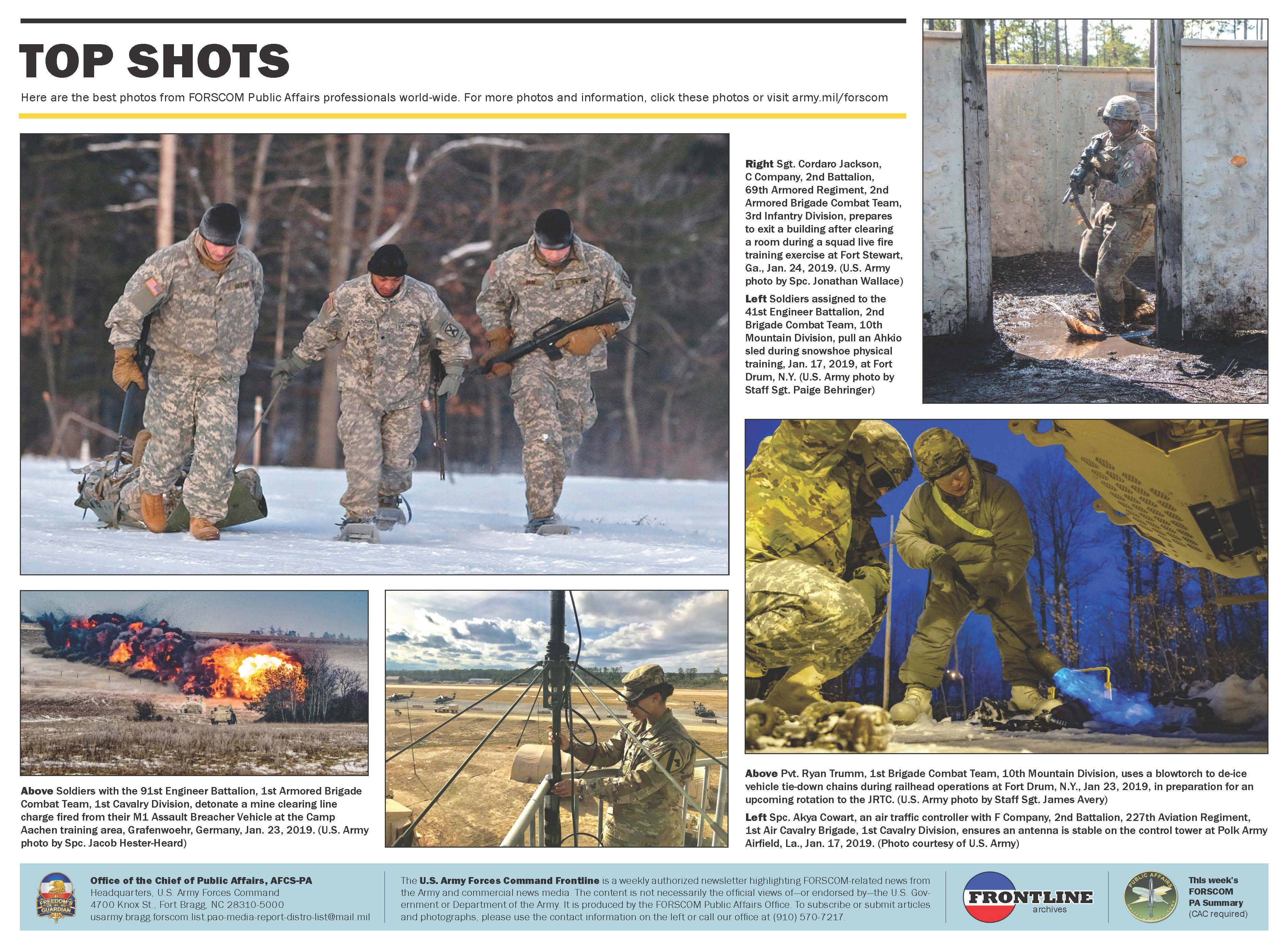 FORSCOM Frontline - Feb. 8, 2019 | Article | The United States Army