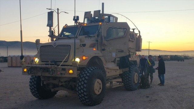 Newest electronic warfare vehicle tested at Fort Irwin