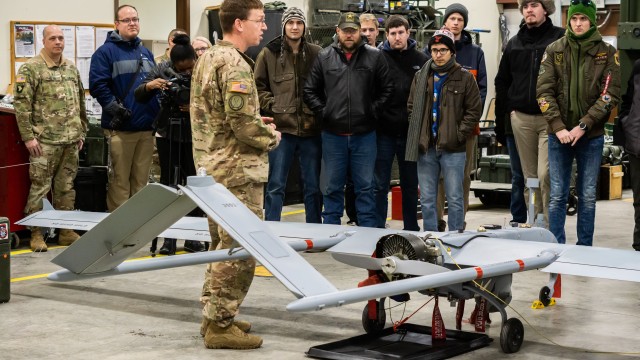 Students partner with Soldiers to learn about drones, tech careers