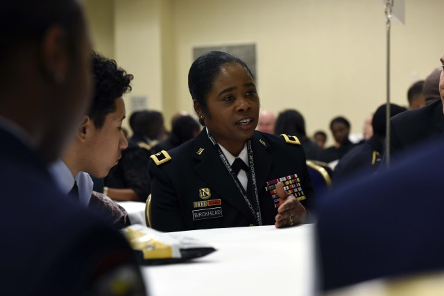 Guard leaders participate in STEM event, mentor students