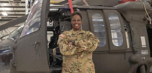 Nevada Guard's 1st African -American Black Hawk pilot takes flight