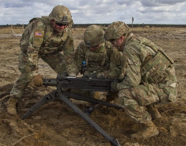Soldiers from the 3rd Battalion, 66th Armored Regiment and the 1st Squadron, 4th Cavalry Regiment, both with the 1st Armored Brigade Combat Team, 1st Infantry Division based out of Fort Riley, Kansas,