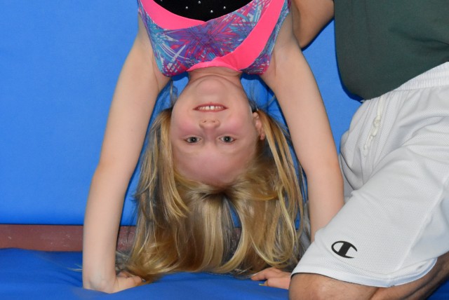 Camp Zama youth gymnastics class balances fun, challenge