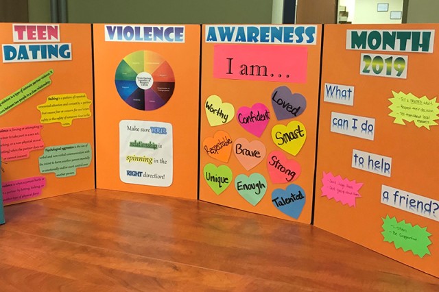 Teens identify healthy relationship boundaries with Family Advocacy Program