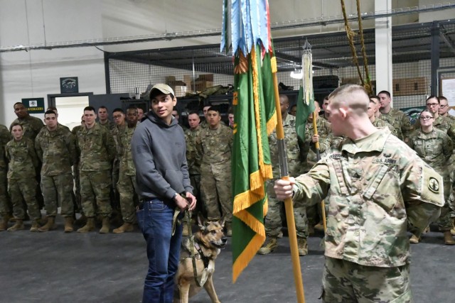 Journey continues for Fort Drum military working dog handler, injured during deployment