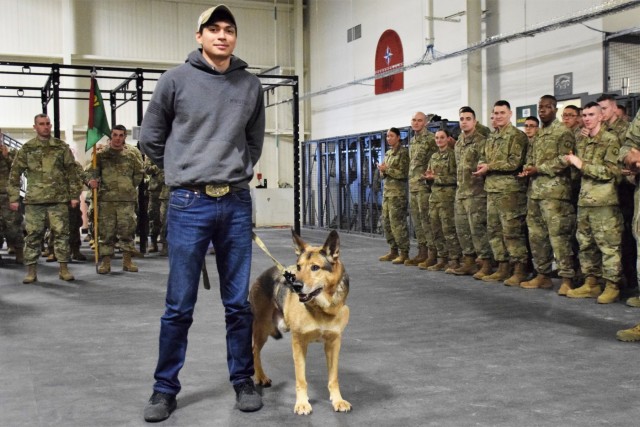 Journey continues for Fort Drum military working dog handler, injured during deployment