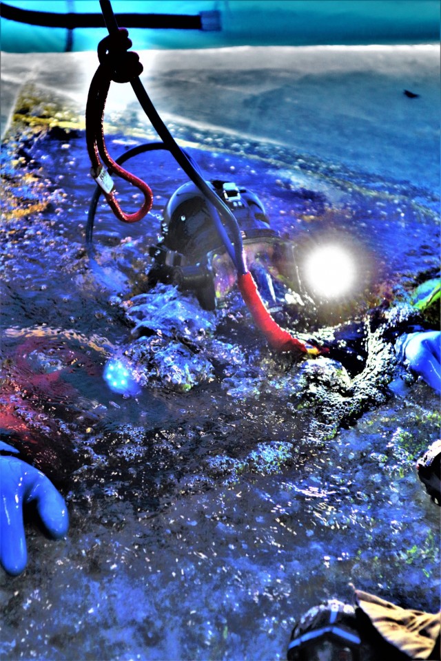 Rescue training: Fort McCoy firefighters learn, practice diving under ice