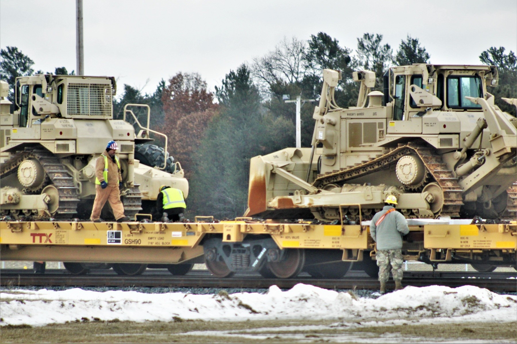 Engineer Unit Loads Railcars For 2019 Operation Resolute Castle 