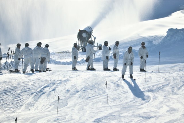 CWOC Class 19-03 students complete skiing familiarization while training at Fort McCoy