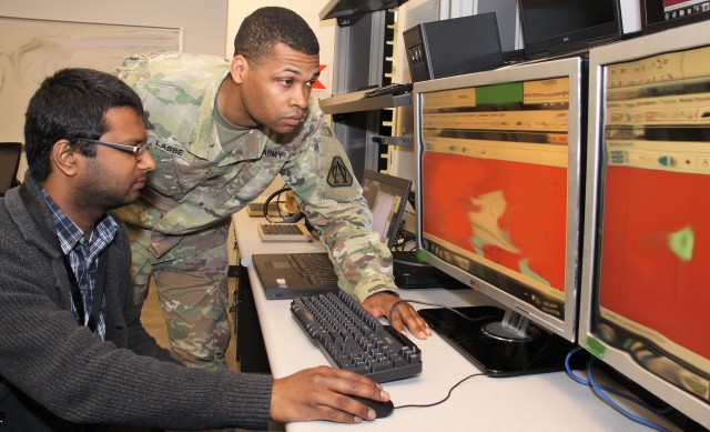 Artillery Soldiers test software updates on high-tech targeting system