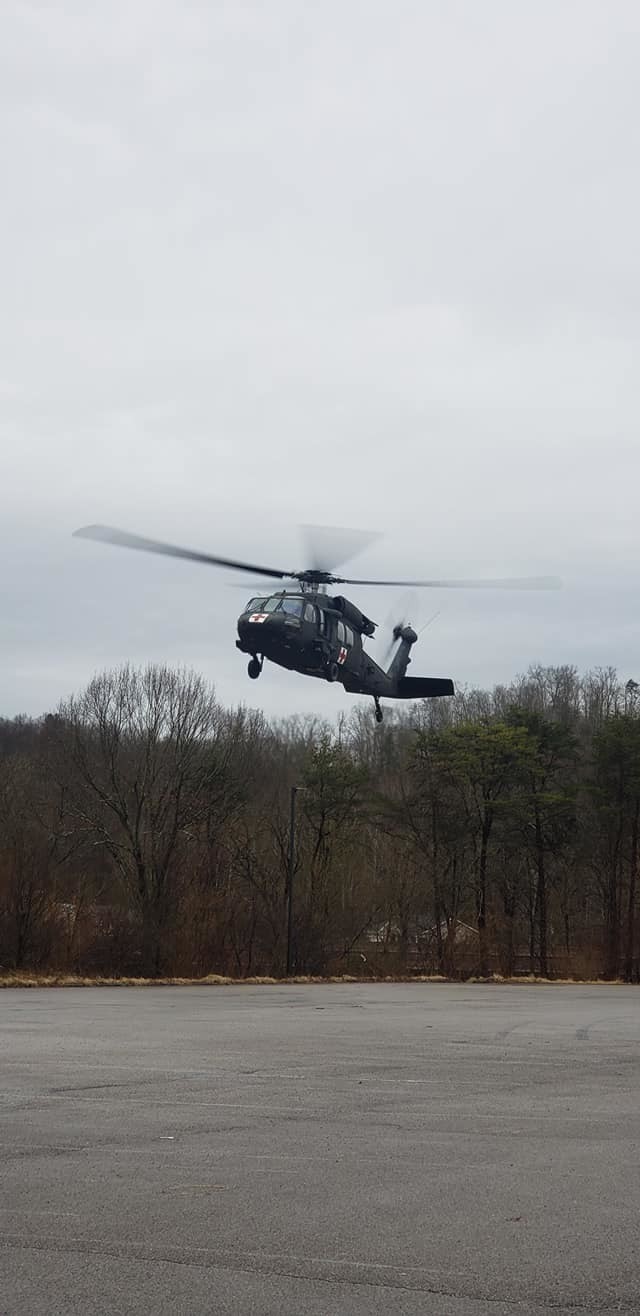 West Virginia Army National Guard performs aerial rescue mission