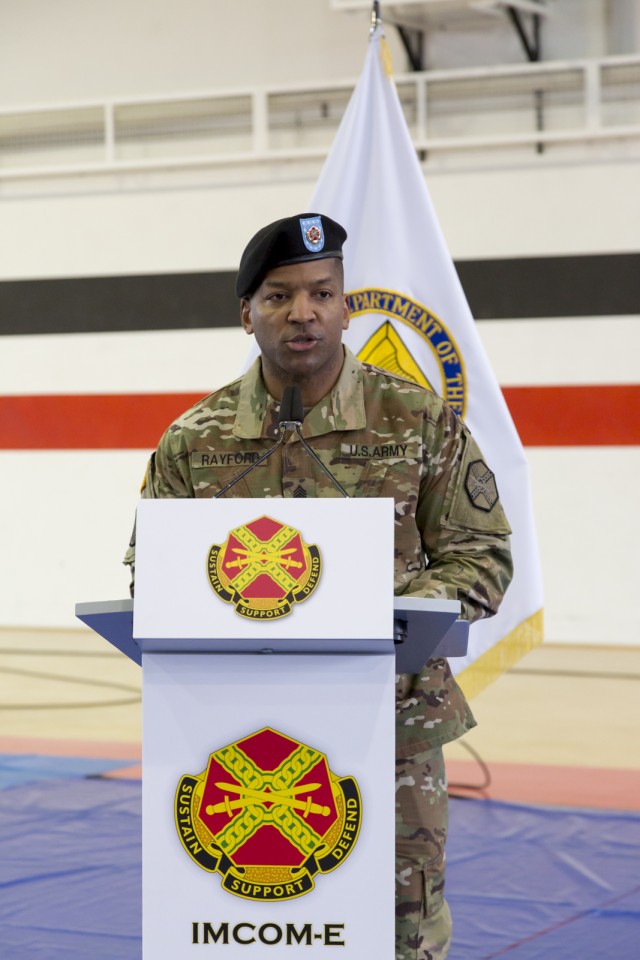 IMCOM-Europe welcomes new command sergeant major