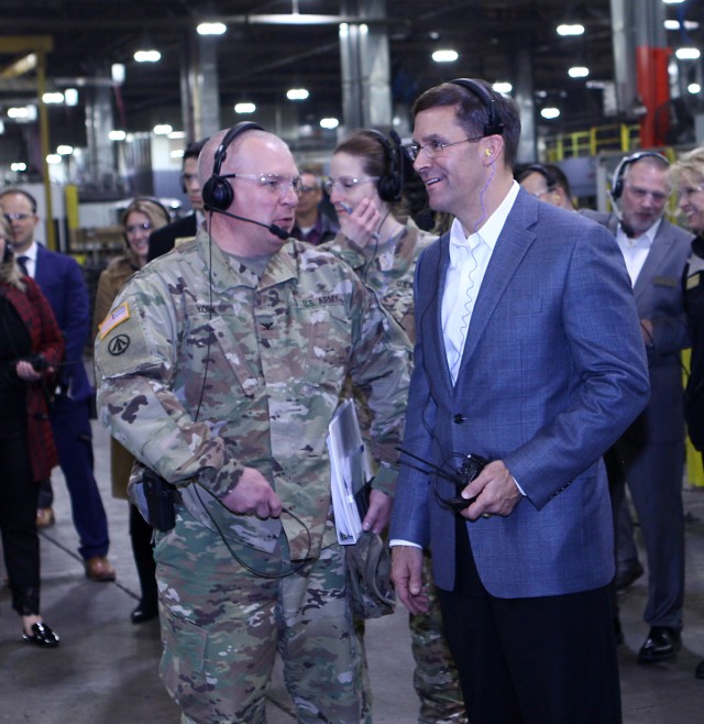 Secretary of the Army at Red River Army Depot