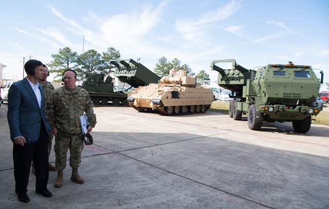 Secretary of the Army at Red River Army Depot