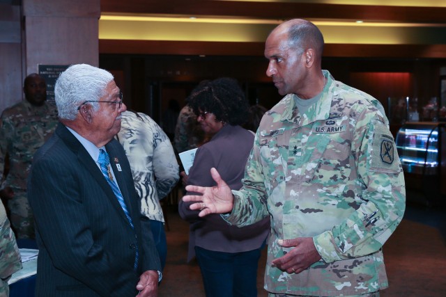 Medal of Honor recipient Retired Sgt. 1st Class Melvin Morris