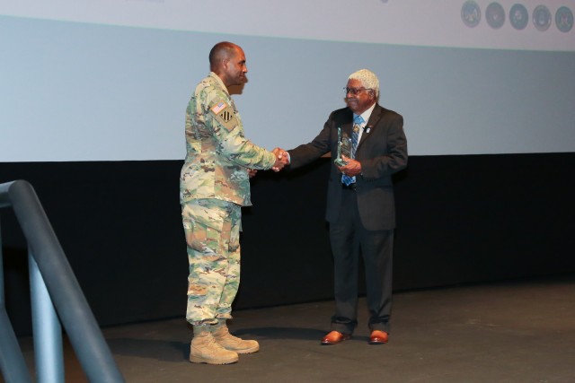 Medal of Honor recipient Retired Sgt. 1st Class Melvin Morris