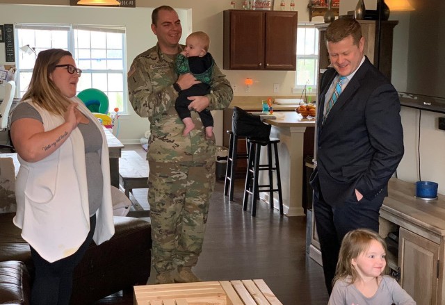 Army senior leaders continue to examine homes, meet with families
