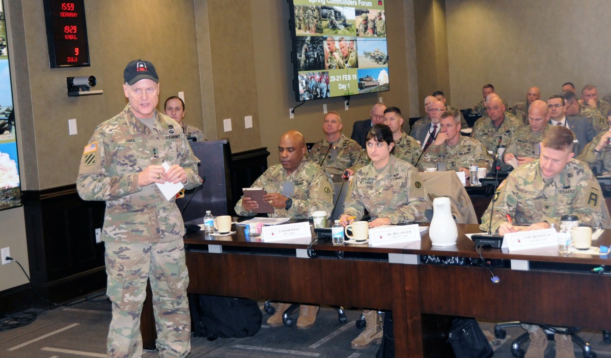 First Army continues to build momentum at Spring Commanders Forum ...